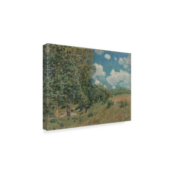 Alfred Sisley 'The Road From Versailles To Saintgermain' Canvas Art,14x19